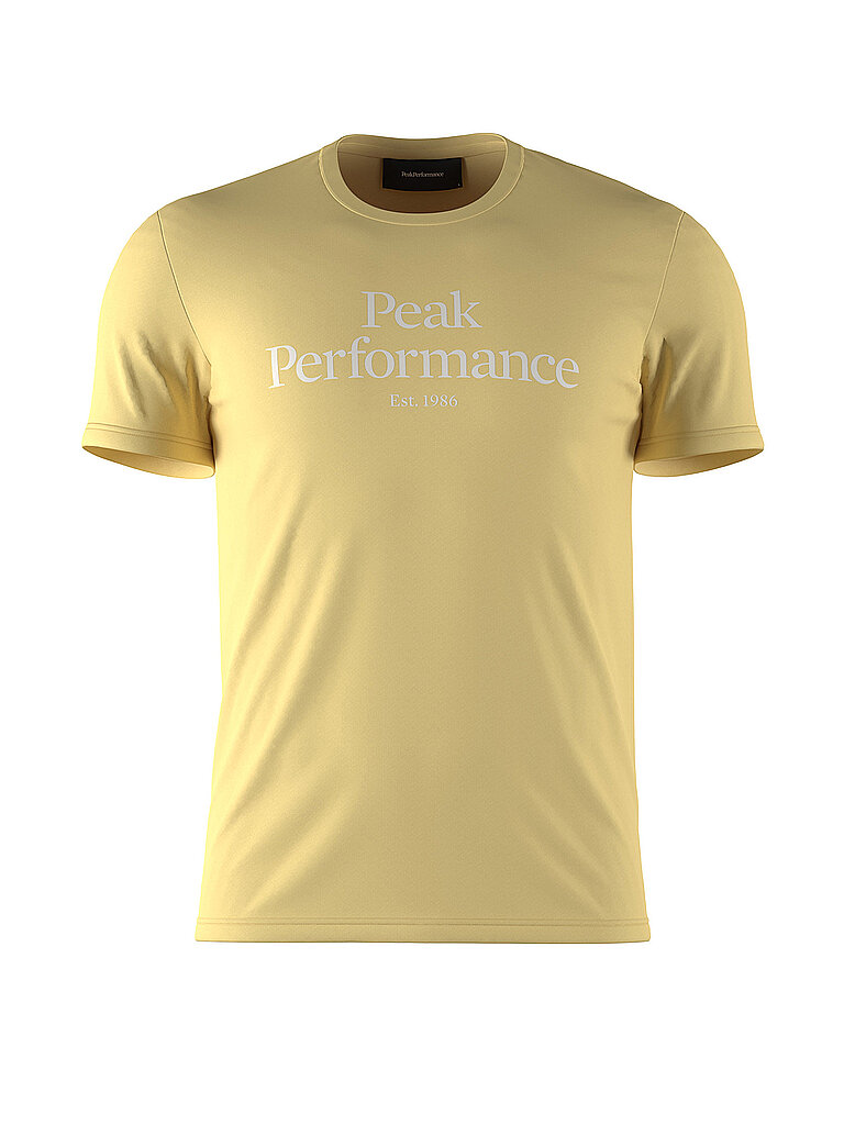 PEAK PERFORMANCE T Shirt Slim Fit  gelb | M